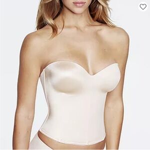 Dominique Cream Strapless Shapewear